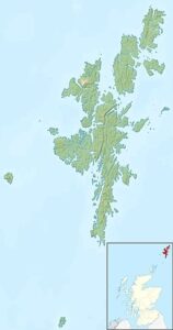 Shetland UK relief location map
