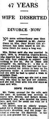 Trove Tuesday: “They weren’t married, you know”